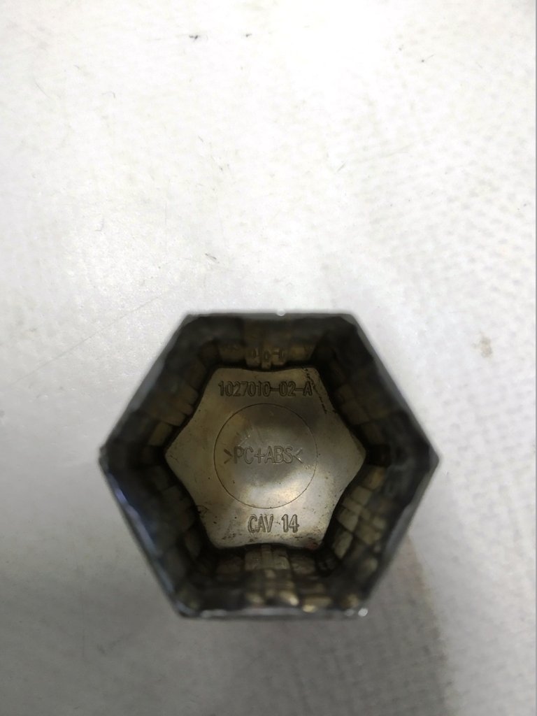 9 LUG NUT CAP, TALL - CHROME - PC ABS d21 Tesla Model S, Model S REST, Model X 1027010-02-A